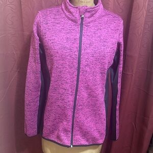 Mark New York Women's Purple Pink  Zip-Up Jacket Medium